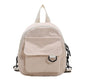 Cute Corduroy Backpack With Small Cosmetic Bag