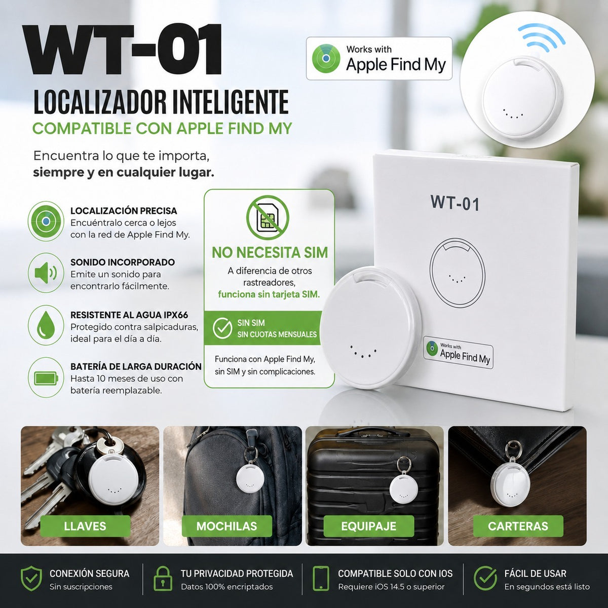 Localizador y Rastreador Find My – Encuentra tus Objetos