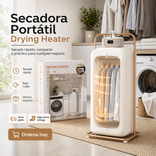 Secadora Portátil Plegable de Ropa – Secado Rápido en Casa