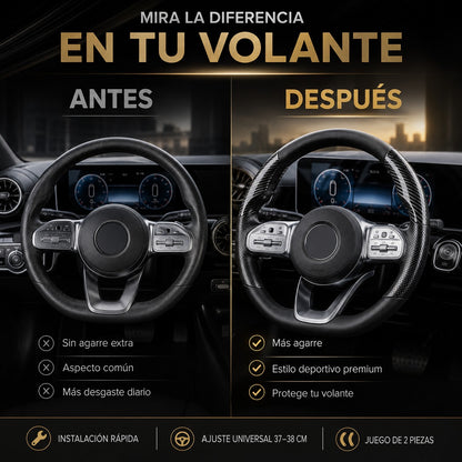 Cubierta Antideslizante para Volante de Auto