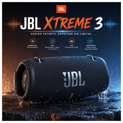 Bocina Bluetooth JBL Xtreme 3 – Sonido Potente y Resistente al Agua