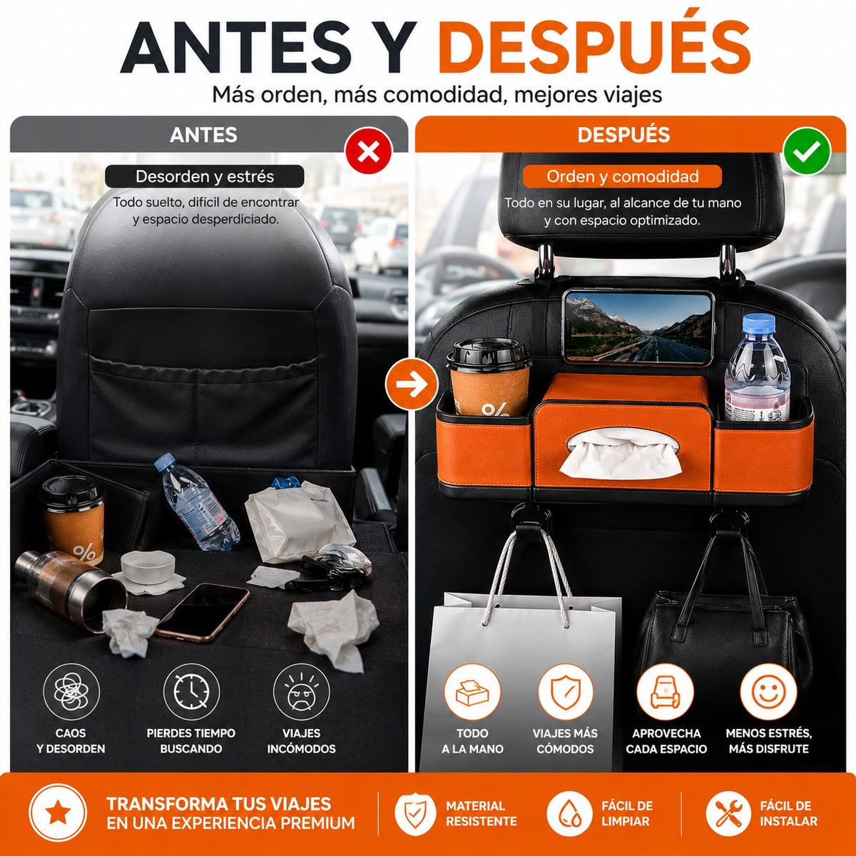 Organizador de Auto HOLDCY