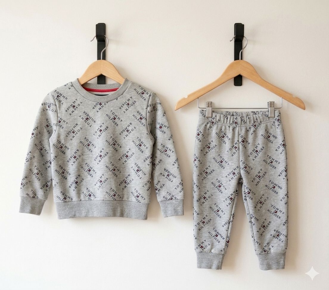 Set Tommy Niño Suéter + Pants 100% Algodón