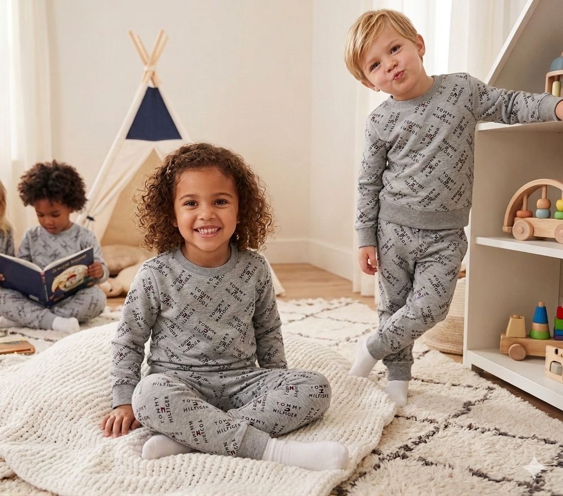 Set Tommy Niño Suéter + Pants 100% Algodón